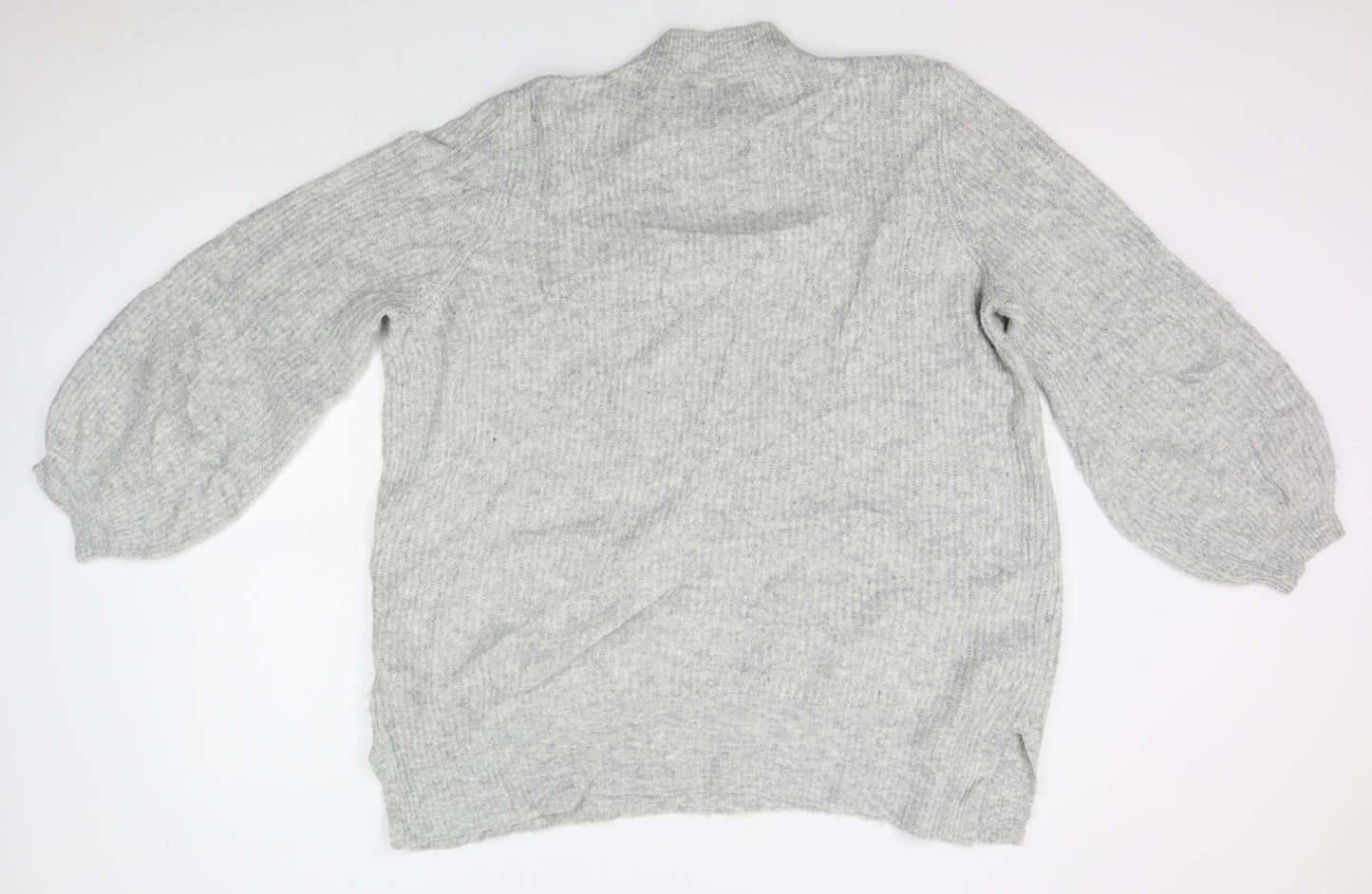 Acrylic Womens Grey   Pullover Jumper Size 20