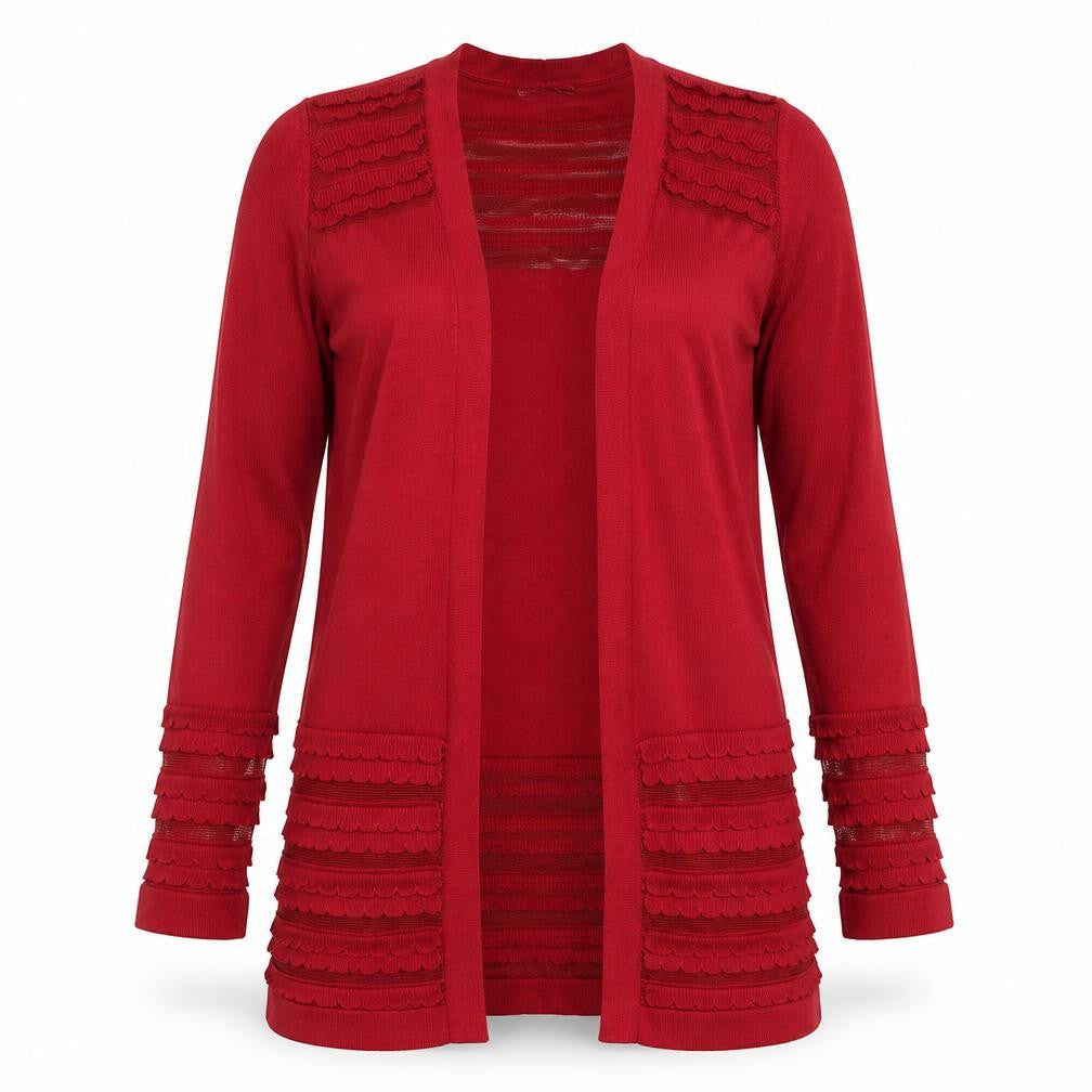 Marks and Spencer Womens Red   Cardigan Jumper Size 8