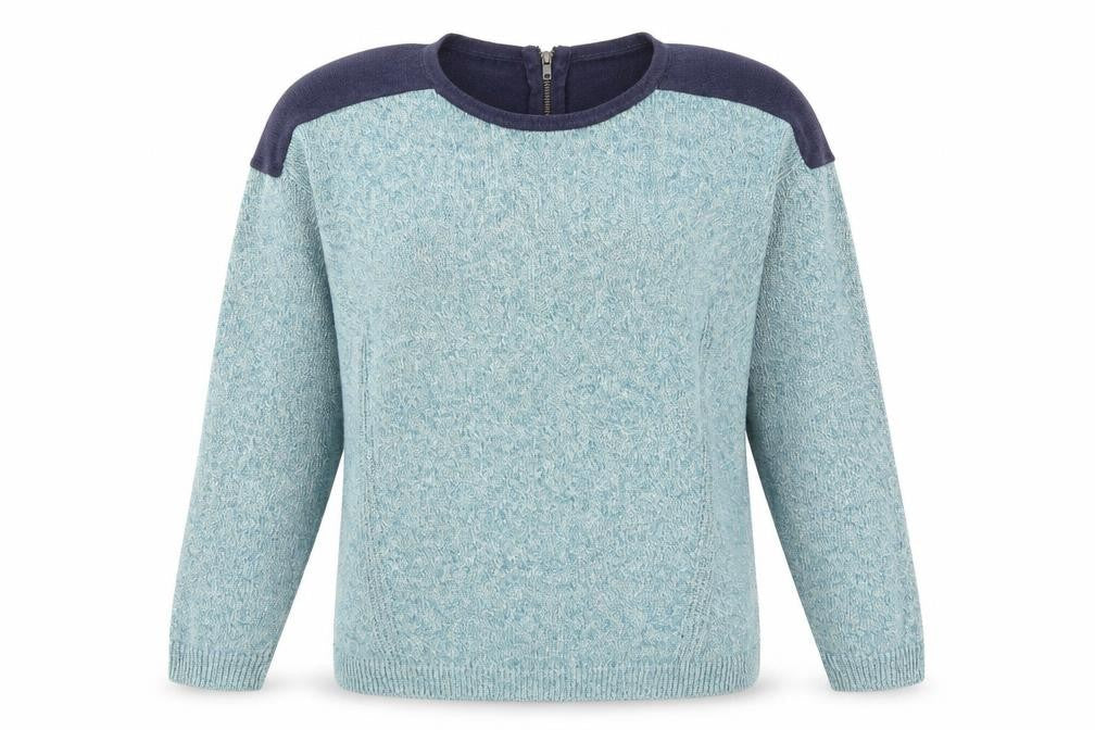 Marks and Spencer Womens Blue  Knit Pullover Jumper Size 14
