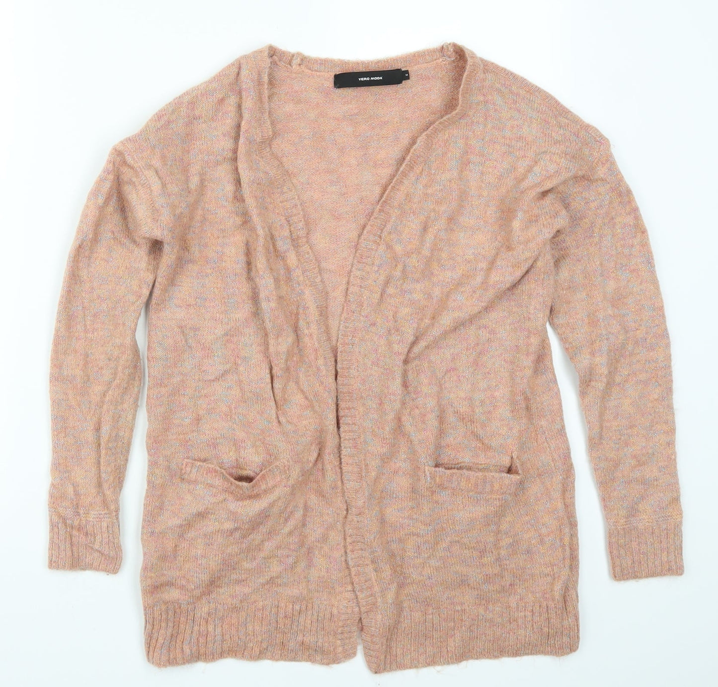 VERO MODA Womens Pink   Cardigan Jumper Size M