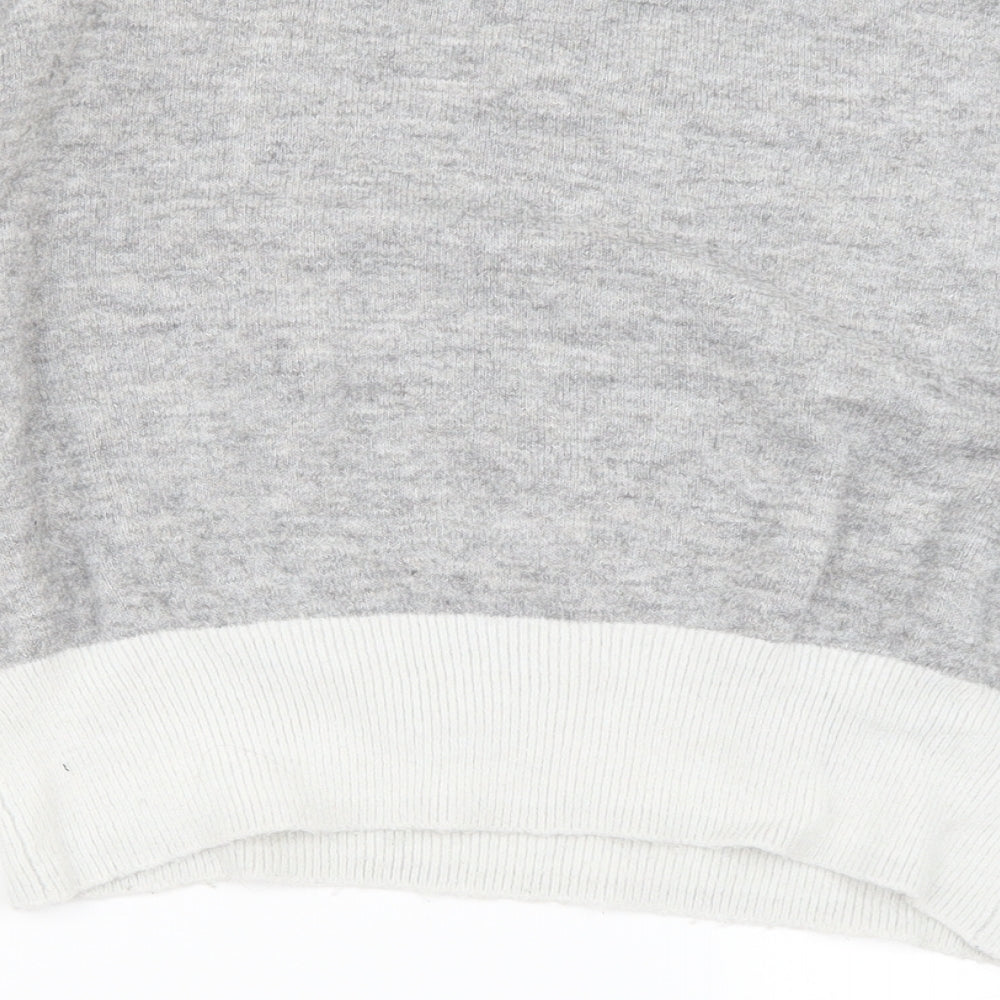 H&M Womens Grey  Knit Pullover Jumper Size XS  - Cropped