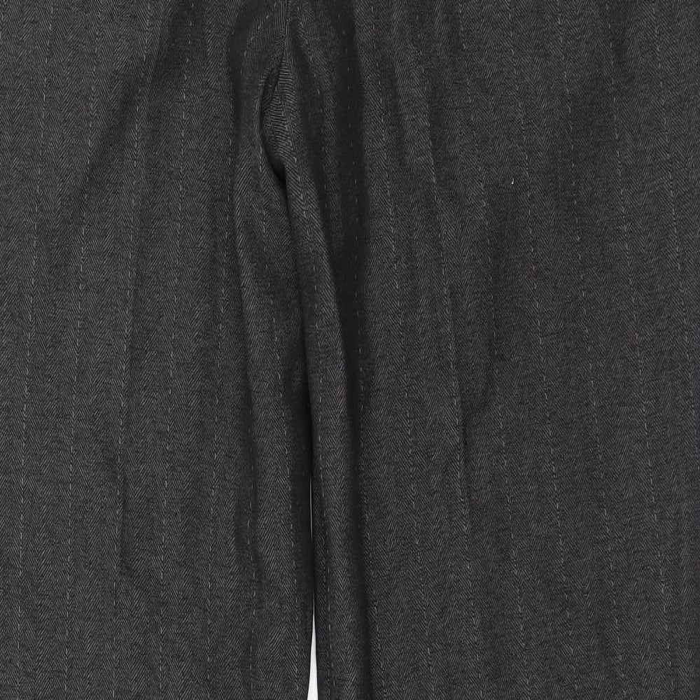 Evie Womens Brown Striped  Trousers  Size 12 L30 in