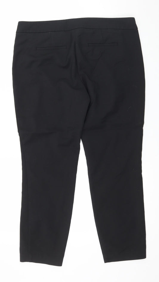 NEXT Womens Black   Trousers  Size 14 L27 in