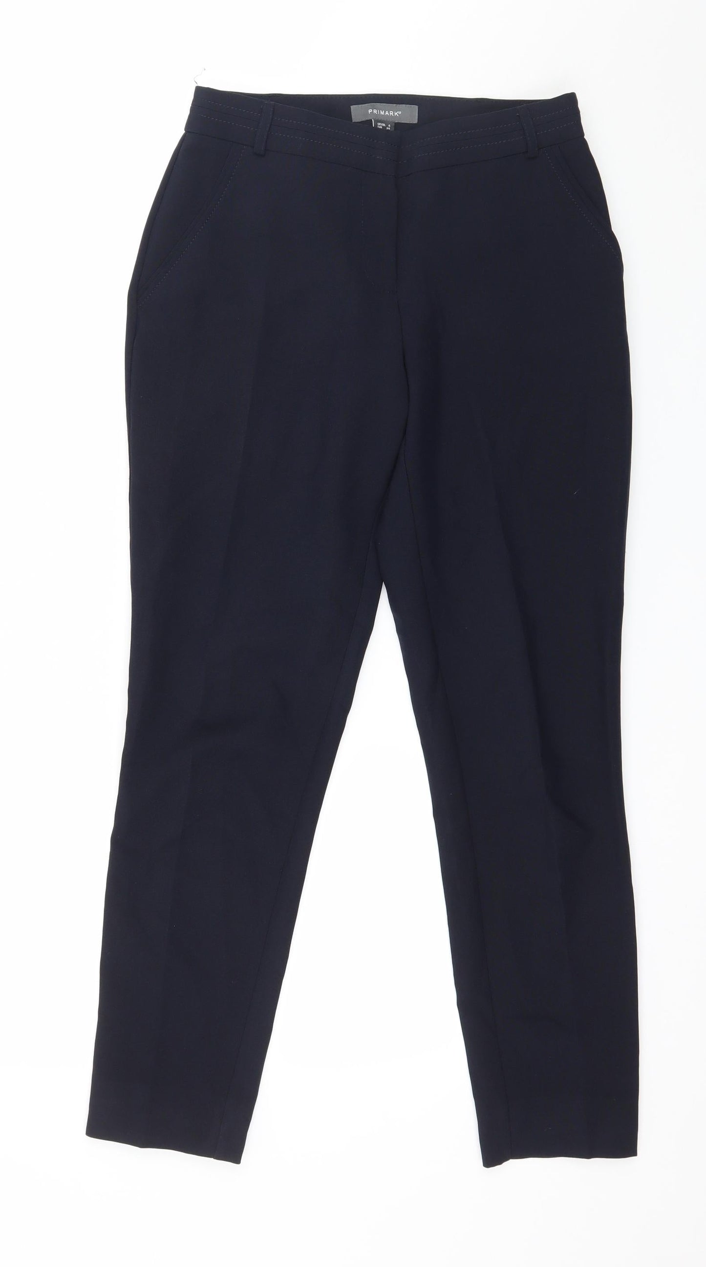 Primark Womens Blue   Trousers  Size 6 L26 in