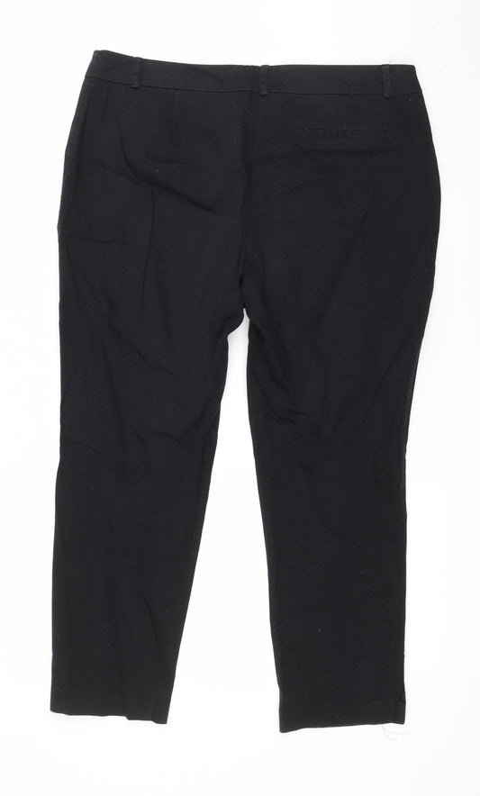 Dorothy Perkins Womens Black   Trousers  Size 14 L24 in
