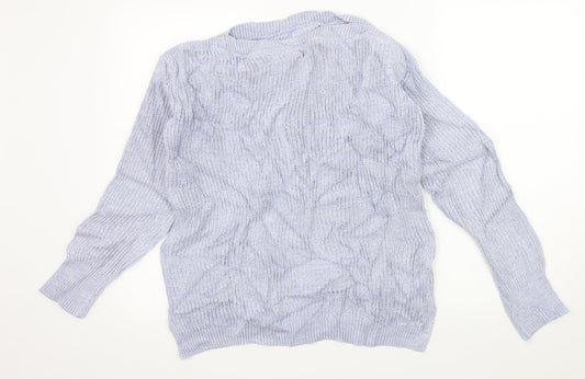 Marks and Spencer Womens Blue  Knit Pullover Jumper Size M