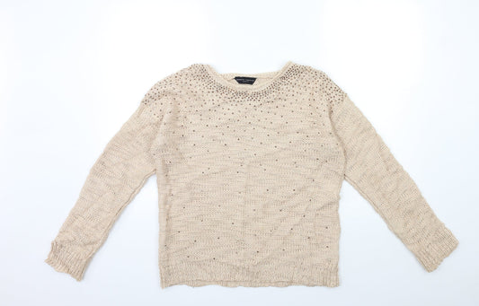 Dorothy Perkins Womens Pink  Knit Pullover Jumper Size 10
