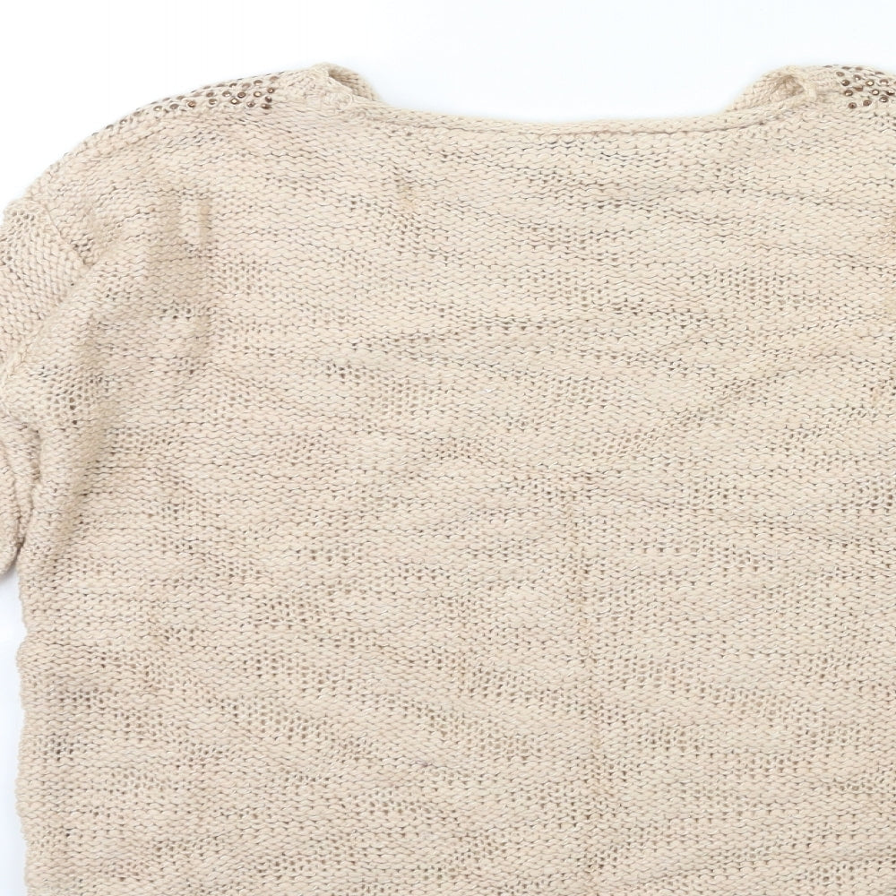 Dorothy Perkins Womens Pink  Knit Pullover Jumper Size 10