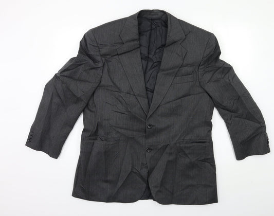 Preworn Mens Grey   Jacket Suit Jacket Size 42