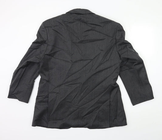 Preworn Mens Grey   Jacket Suit Jacket Size 42