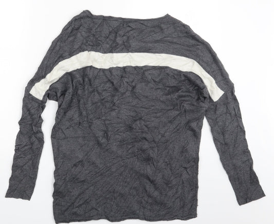 YAYAWOMEN  Womens Grey   Pullover Sweatshirt Size S