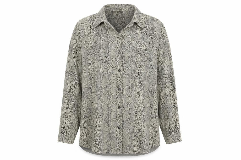 Legacy Womens Gold Camouflage  Basic Button-Up Size 12
