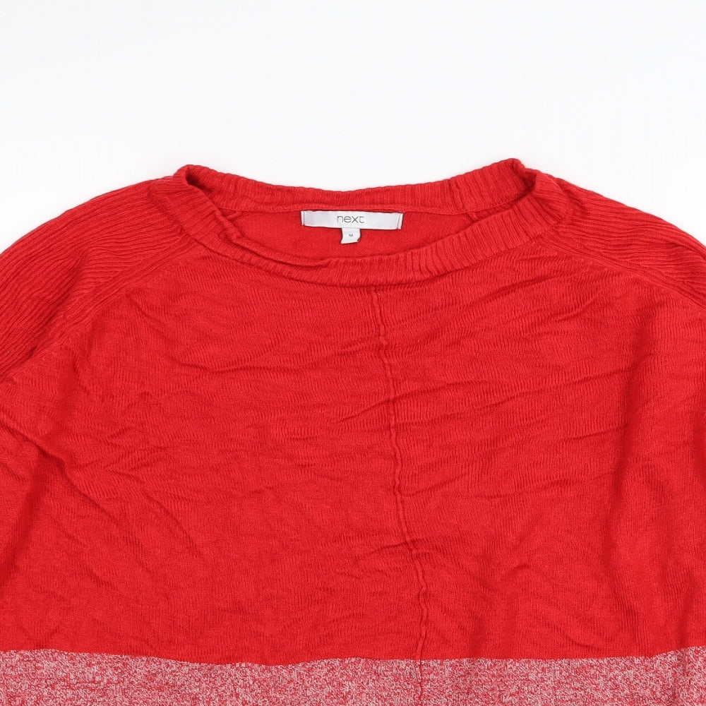NEXT Womens Red   Pullover Jumper Size M