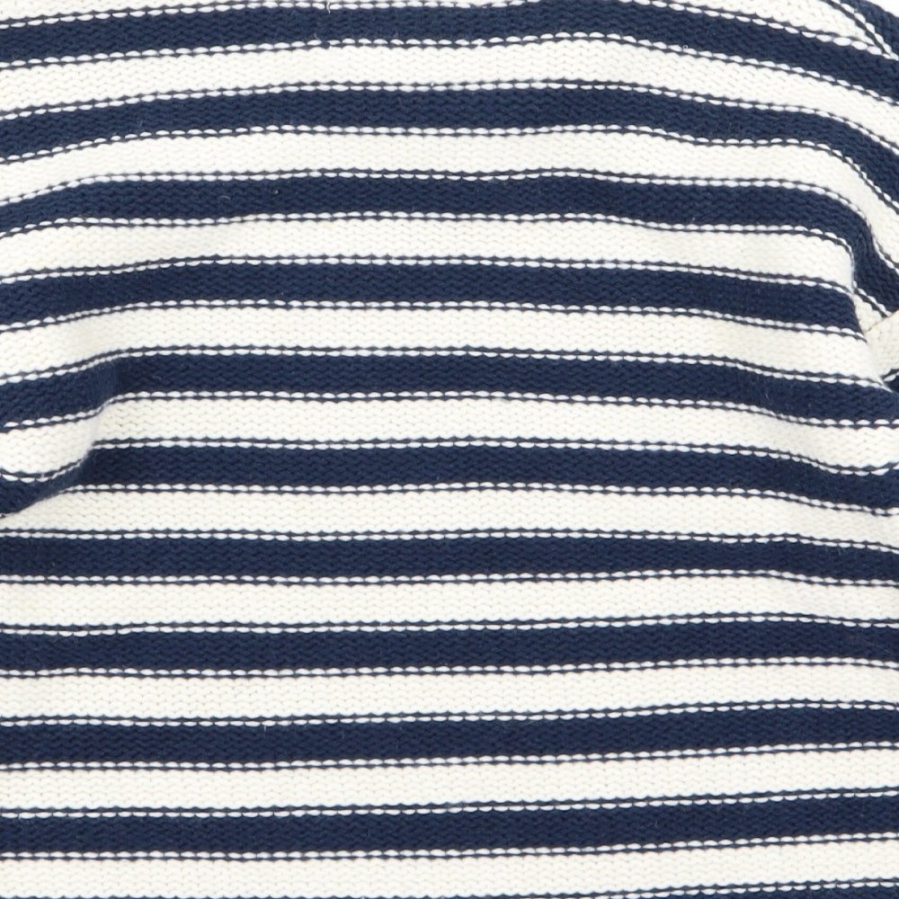 Bellfield Womens Multicoloured Striped  Pullover Jumper Size 10