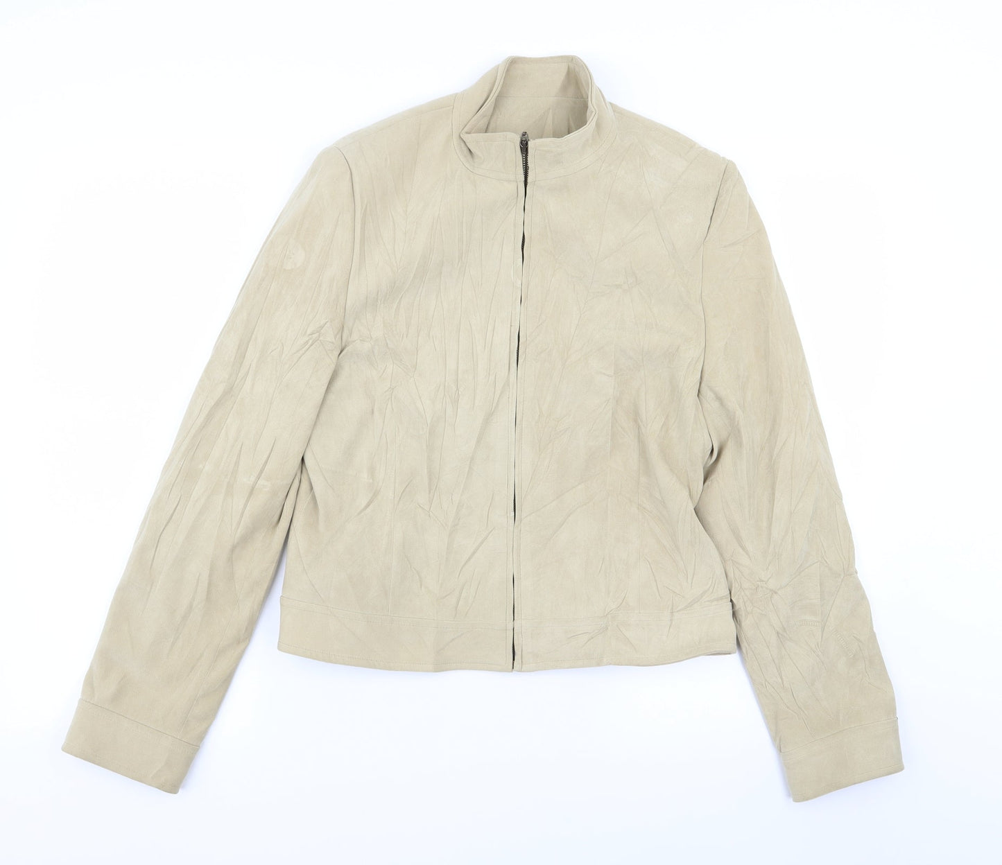NL Collection Womens Beige   Jacket  Size 14