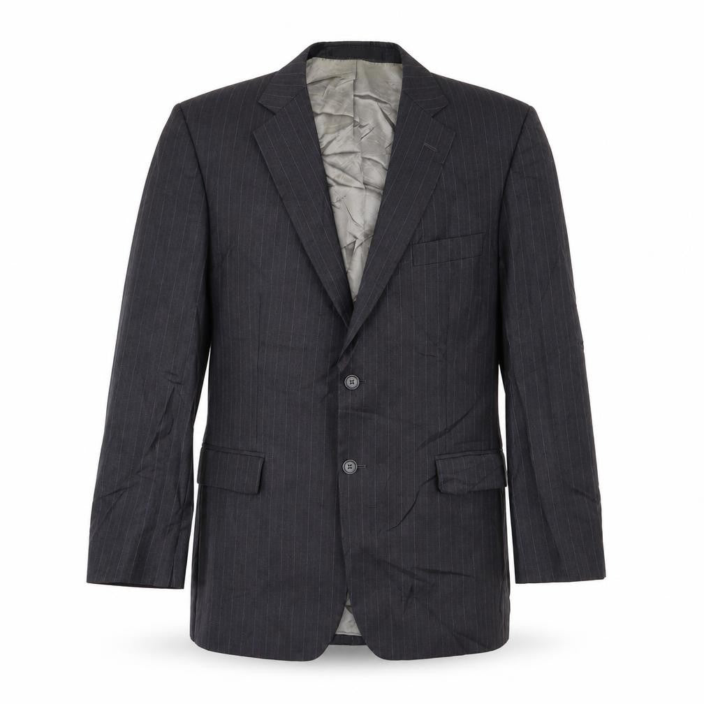 M&S Mens Grey Striped  Jacket Blazer Size 42