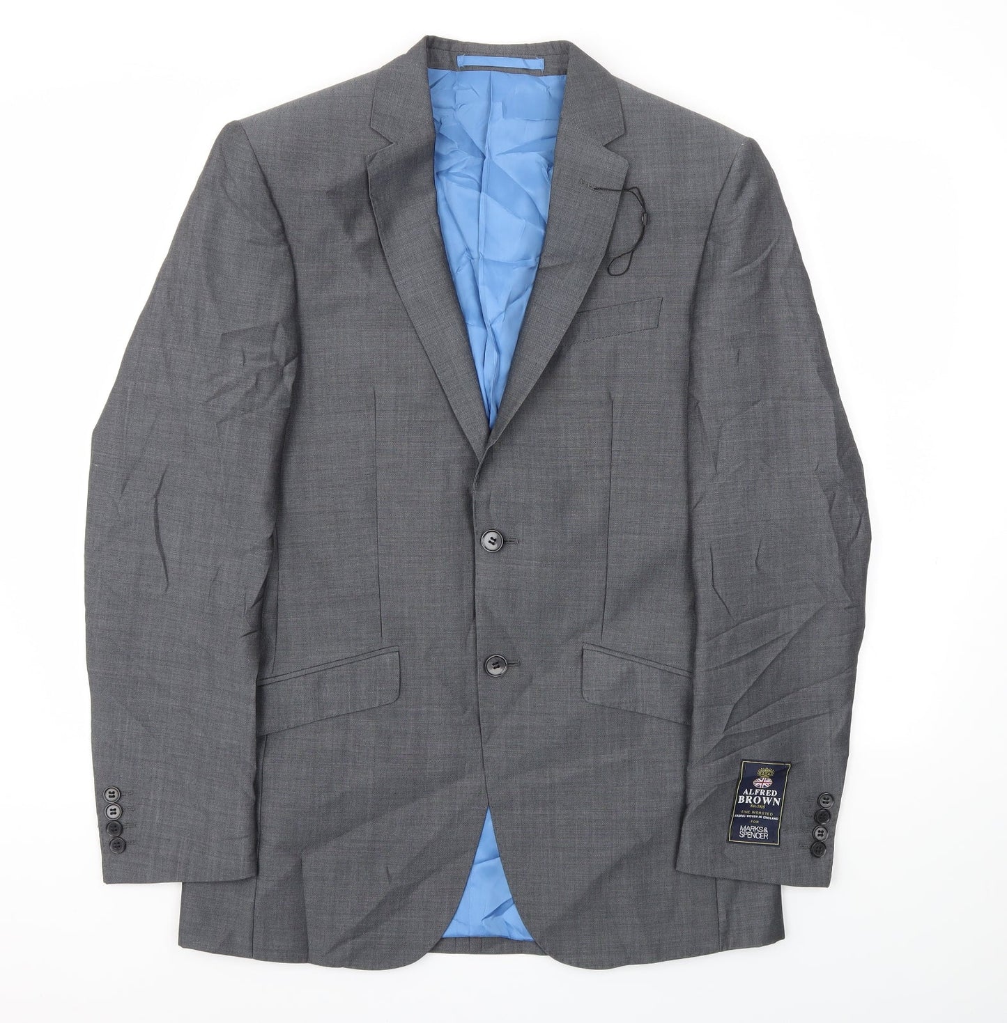 M&S Mens Grey   Jacket Blazer Size 36