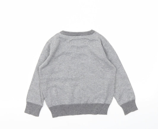 LABEL Boys Grey   Pullover Sweatshirt Size 2-3 Years