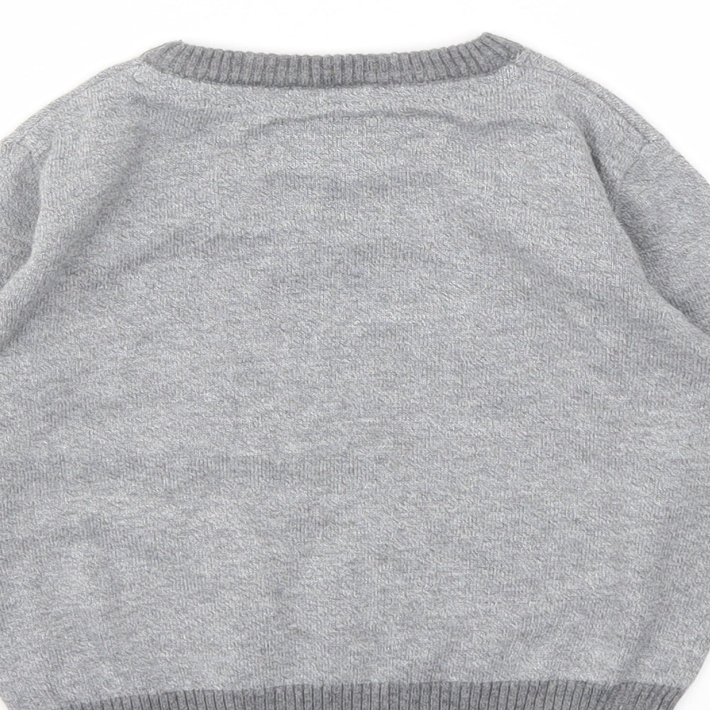 LABEL Boys Grey   Pullover Sweatshirt Size 2-3 Years