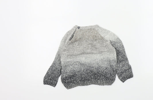 F&F Boys Grey   Pullover Jumper Size 9-12 Months