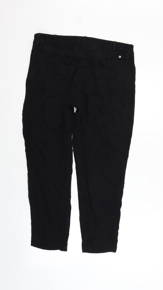 miss captain trend Womens Black   Trousers  Size 12 L22 in