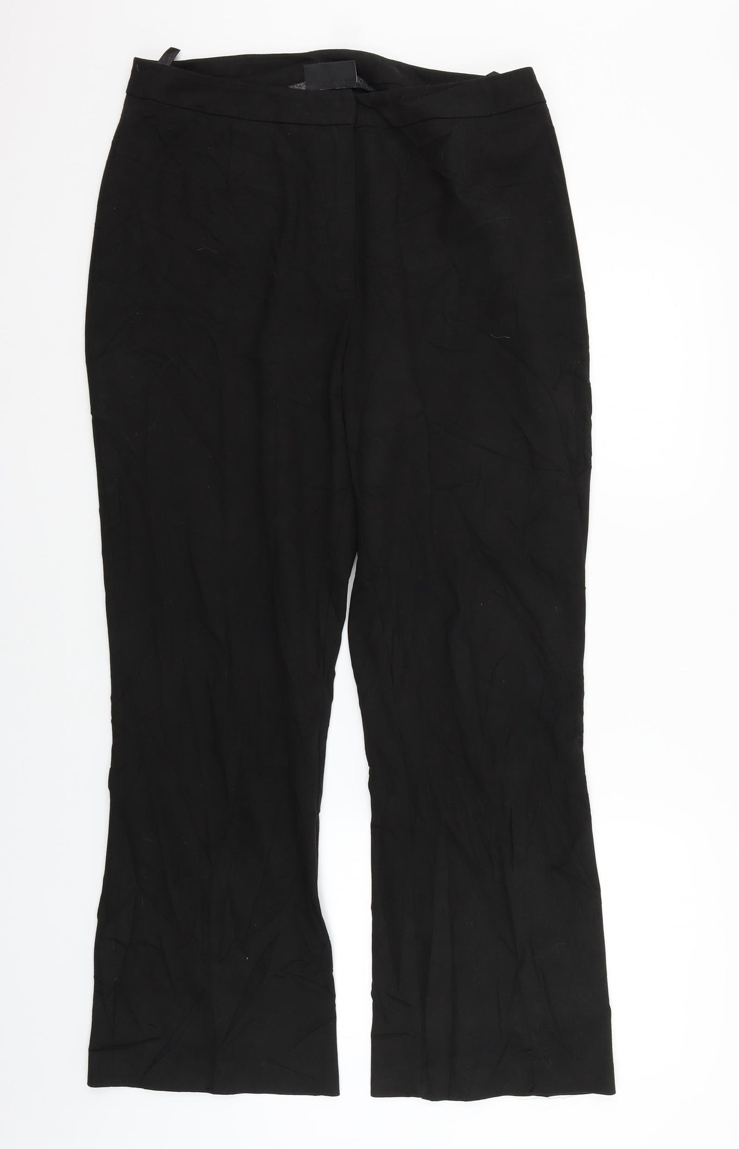 BHS Womens Black   Trousers  Size 14 L29 in