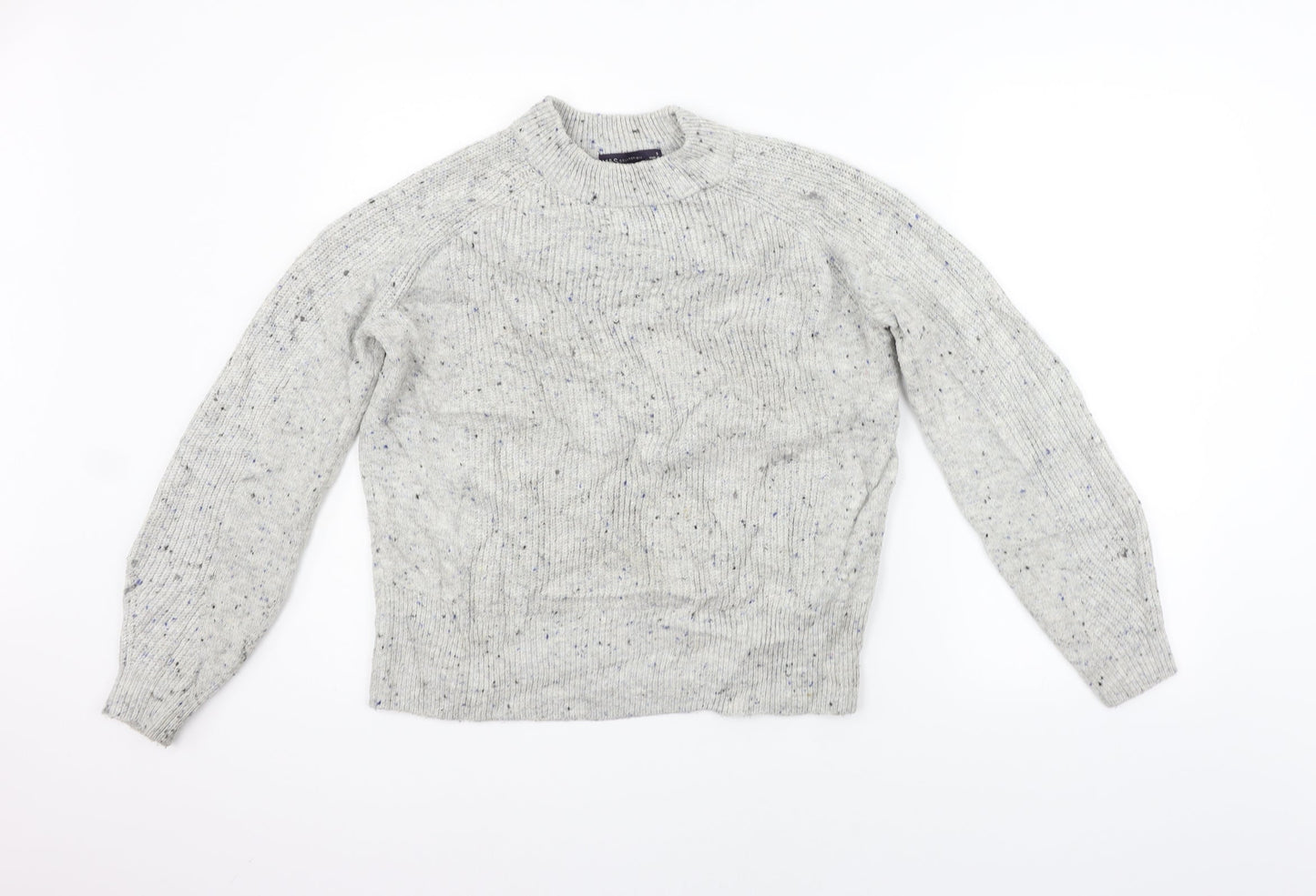 Marks and Spencer Womens Grey   Pullover Jumper Size S