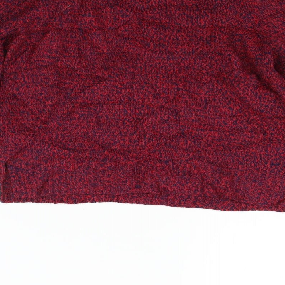 Divided Womens Red   Pullover Jumper Size XS