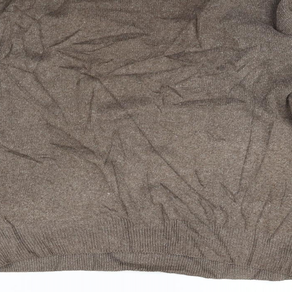 GREENWOODS Mens Brown   Pullover Jumper Size S