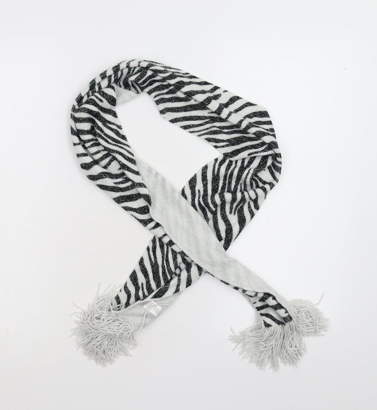 Ethel Austin Womens Silver Animal Print   Scarf