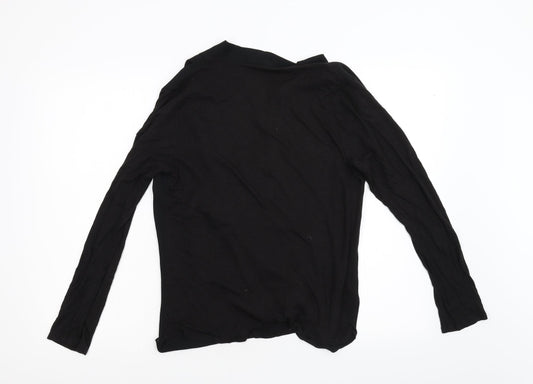 Japna Womens Black   Tunic Blouse Size L