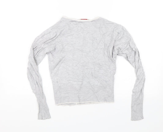 Louche Womens Grey   Cardigan Jumper Size 12
