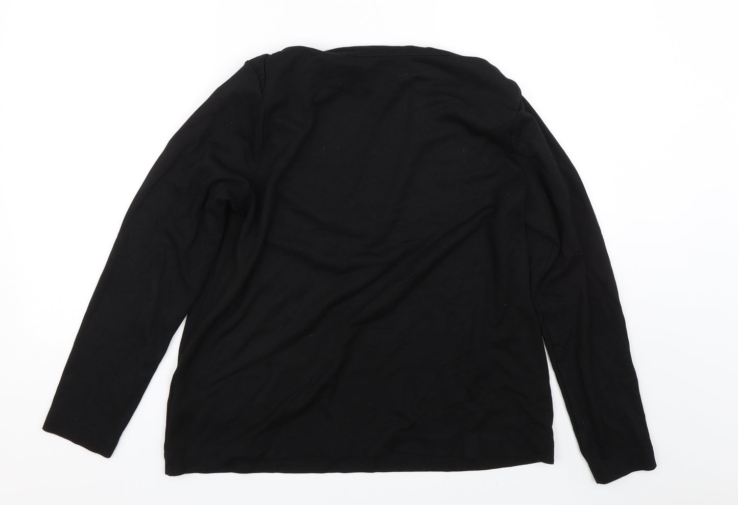 M&S Womens Black   Pullover Jumper Size M