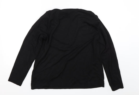 M&S Womens Black   Pullover Jumper Size M