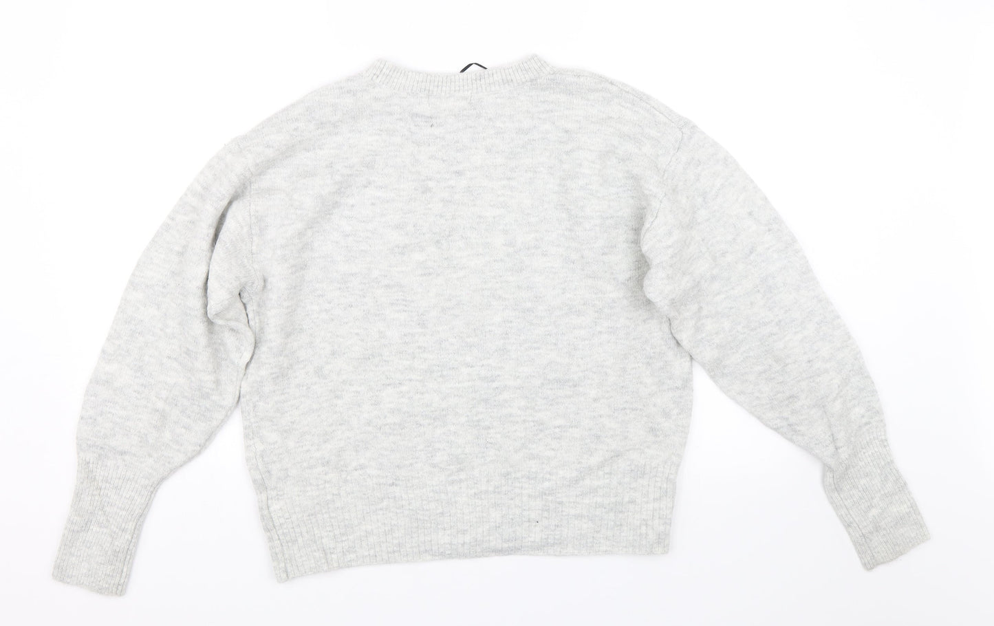 H&M Womens Grey   Pullover Jumper Size S
