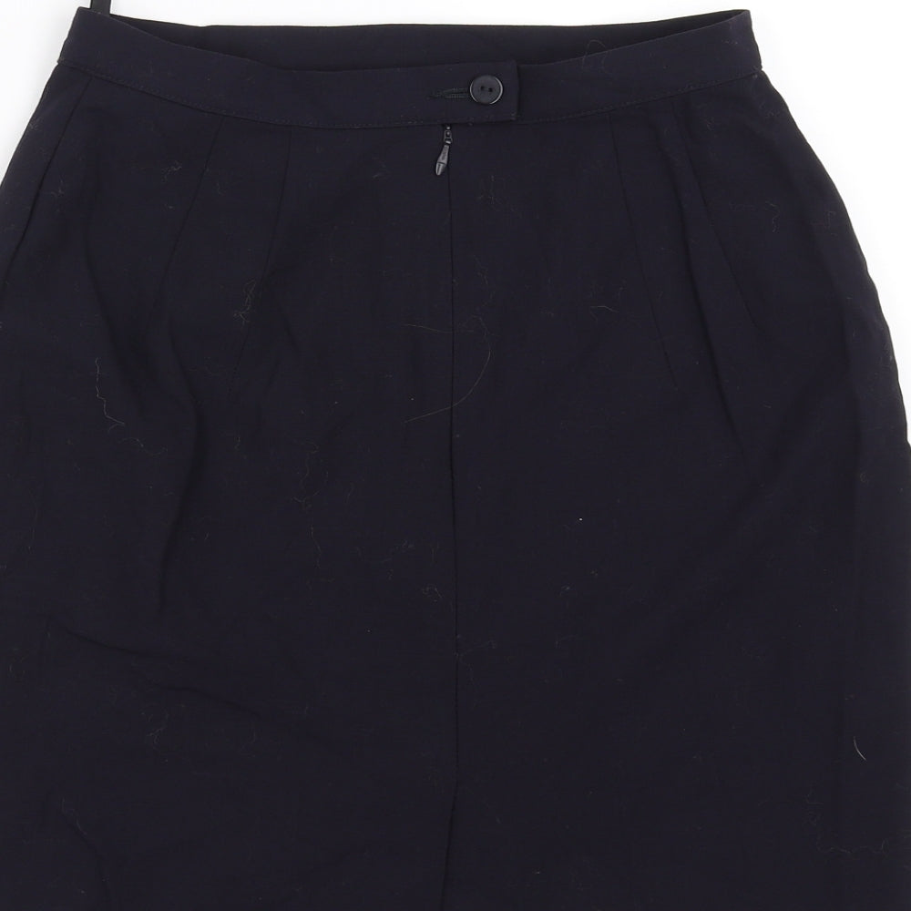 Marks and Spencer Womens Blue   Straight & Pencil Skirt Size 26