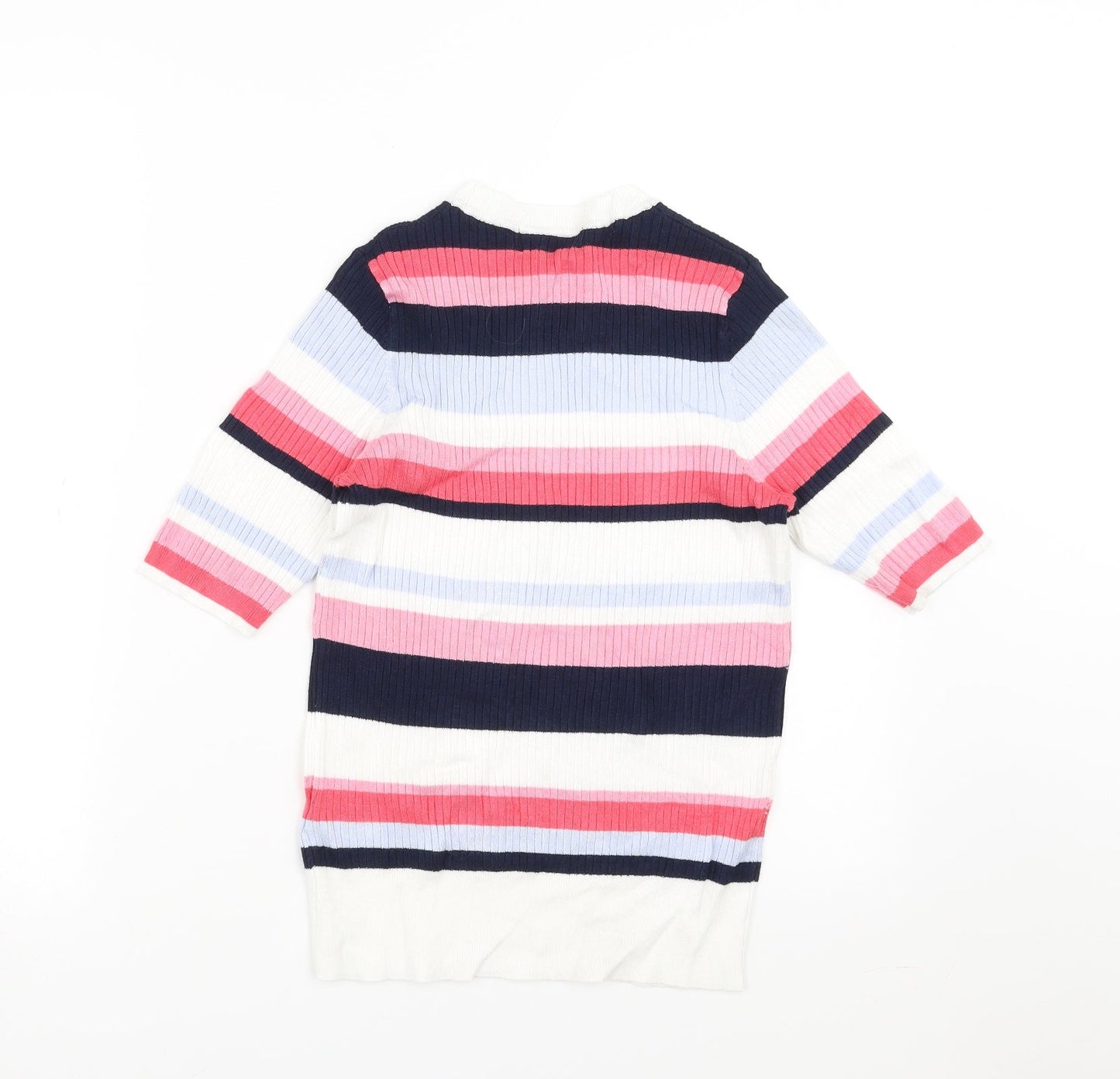Marks and Spencer Womens Multicoloured Striped  Pullover Jumper Size 12