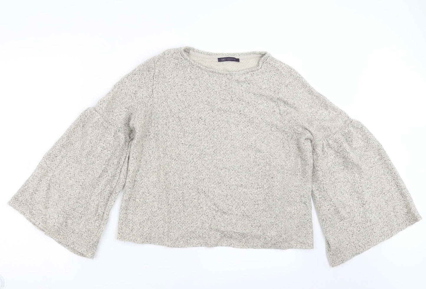 Marks and Spencer Womens Beige   Pullover Jumper Size 14