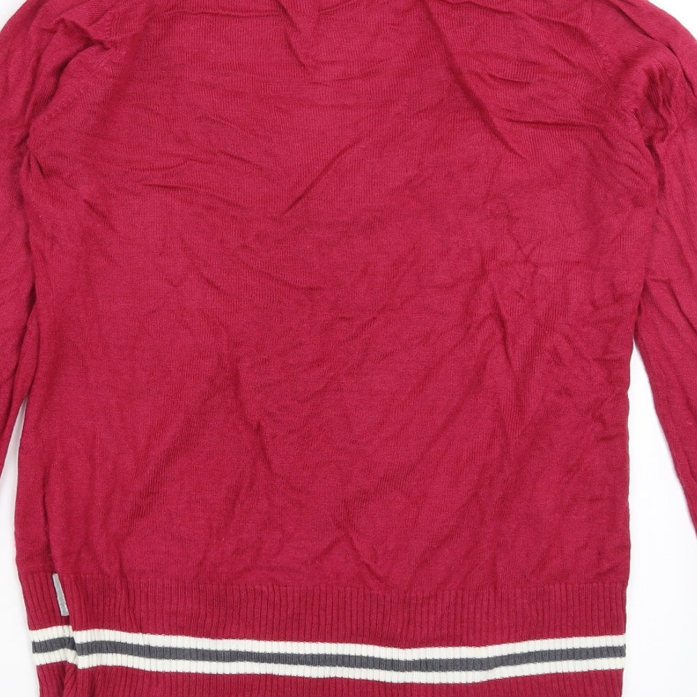 Tresspass Womens Purple  Knit Cardigan Jumper Size S