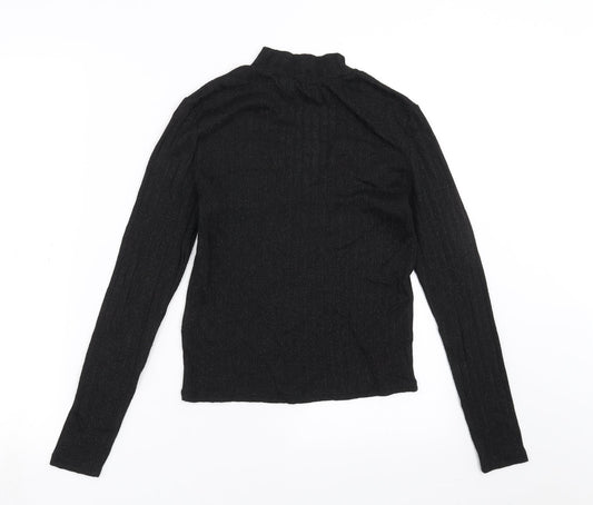 Divided by H&M Womens Black   Basic Blouse Size S