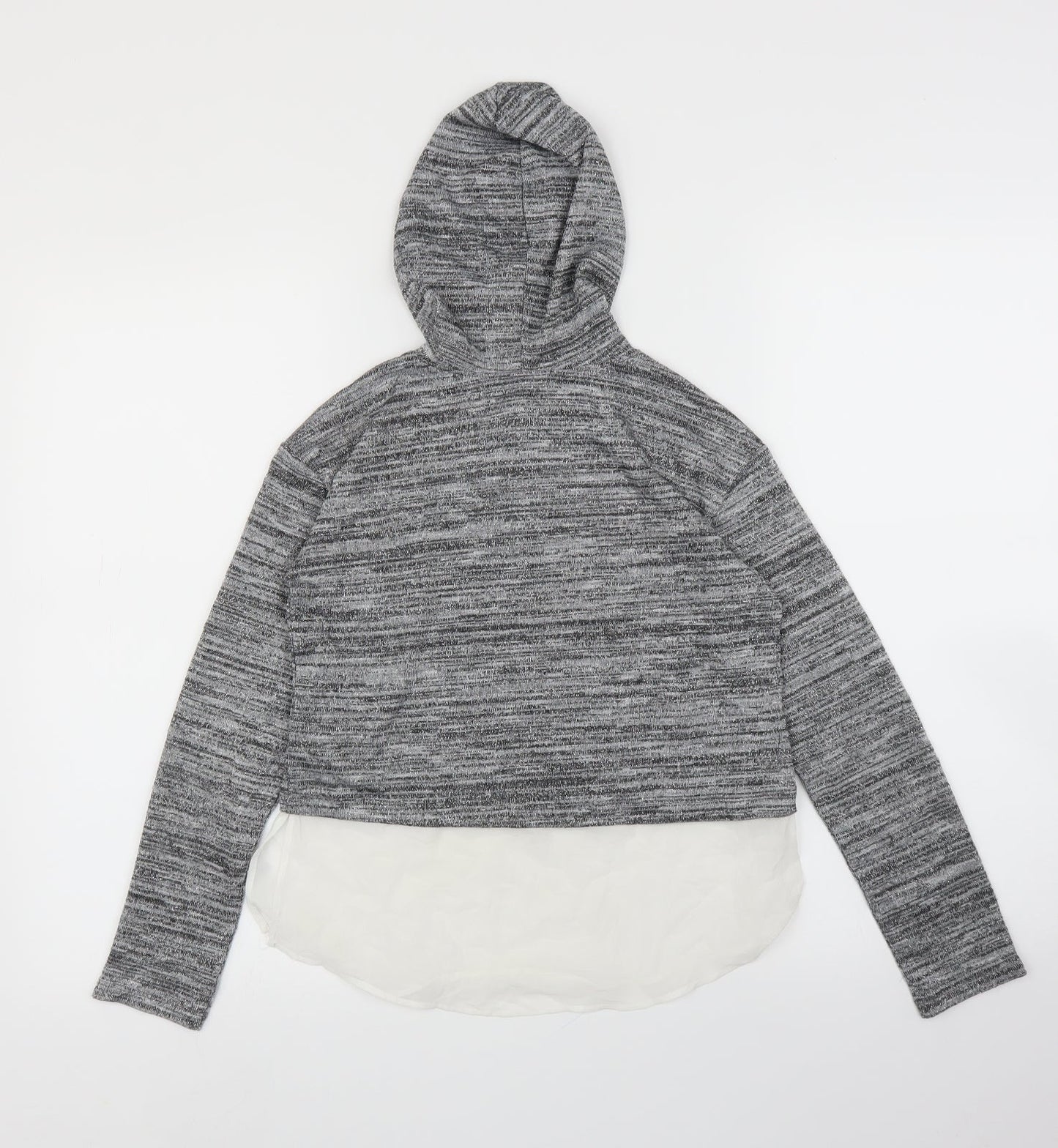H&M Girls Grey   Basic Blouse Size 11 Years