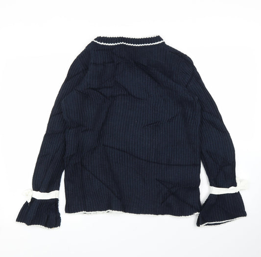 Papaya Womens Blue   Pullover Jumper Size S