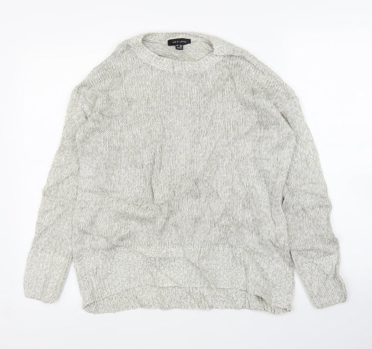 New Look Womens Grey   Pullover Jumper Size S