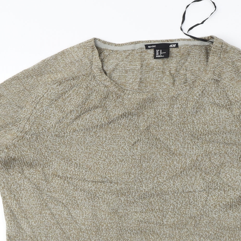 H&M  Womens Brown   Pullover Jumper Size M