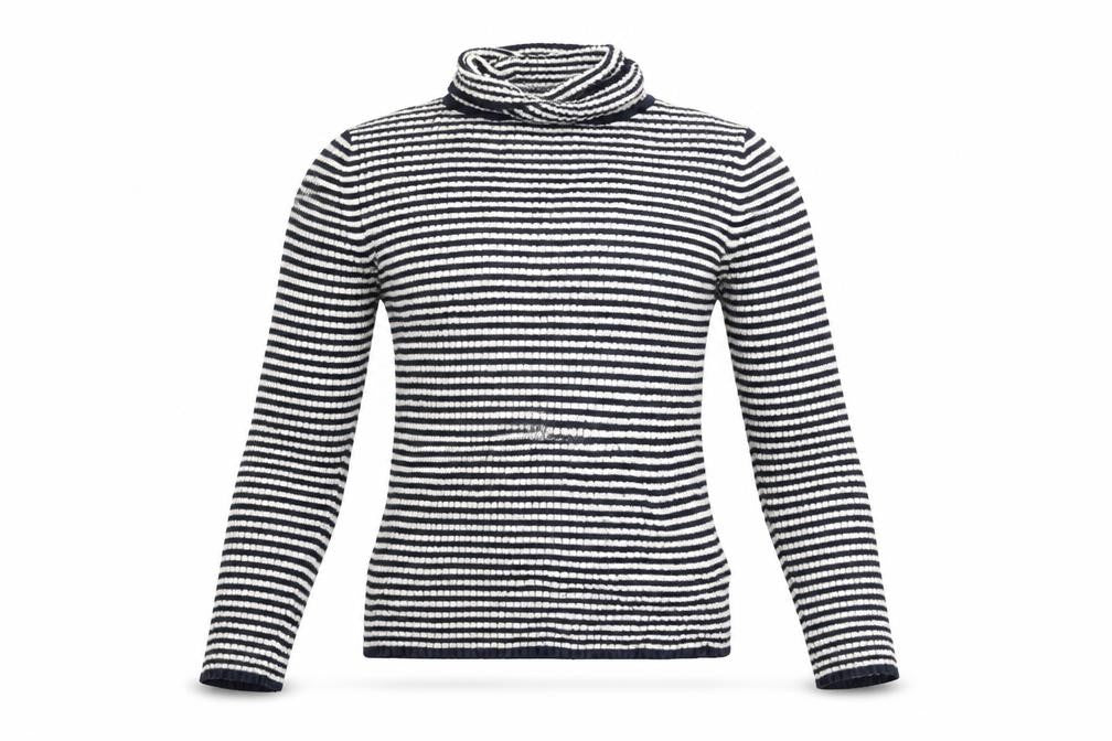 NEXT  Girls White Striped  Pullover Jumper Size 8 Years