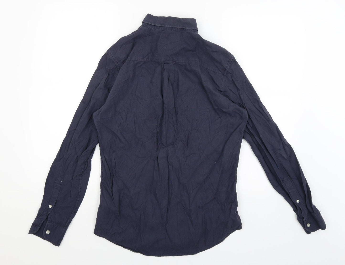 Brunswick Garments Mens Blue    Button-Up Size S