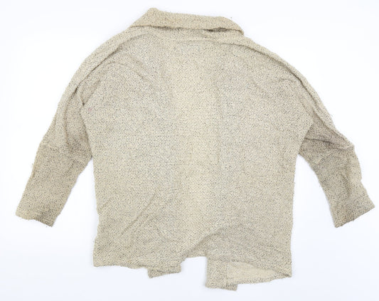 FOREVER 21 Womens Gold   Wrap Jumper Size L