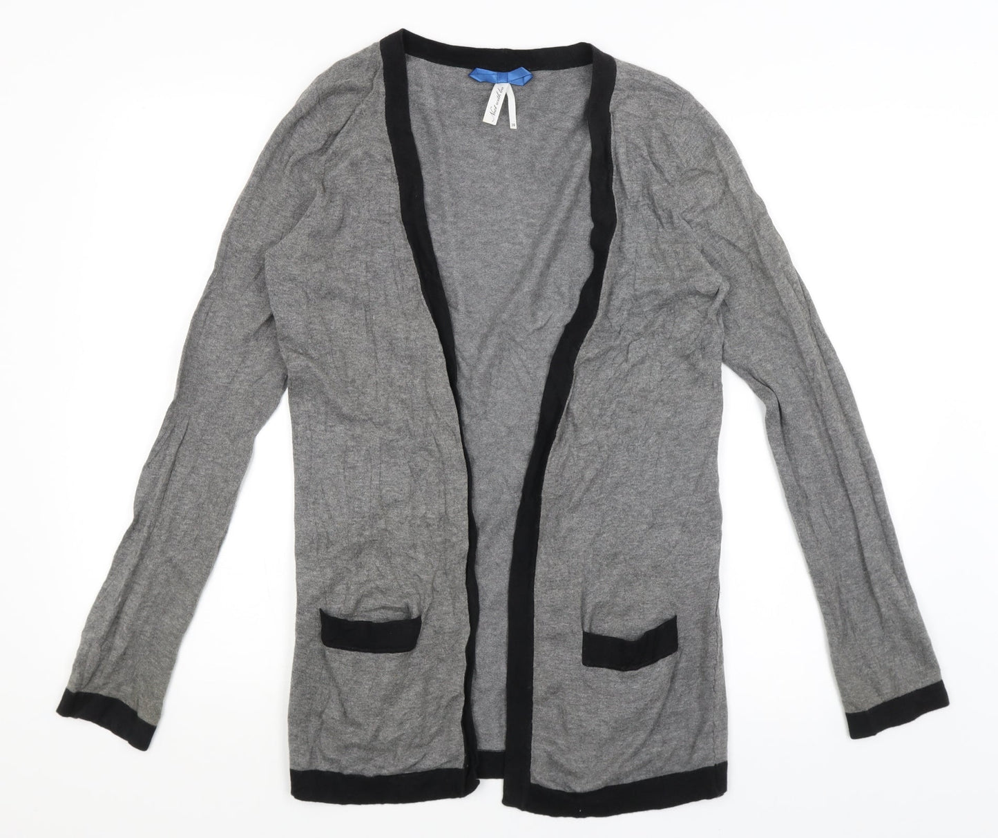 NEXT Womens Grey   Wrap Jumper Size 10
