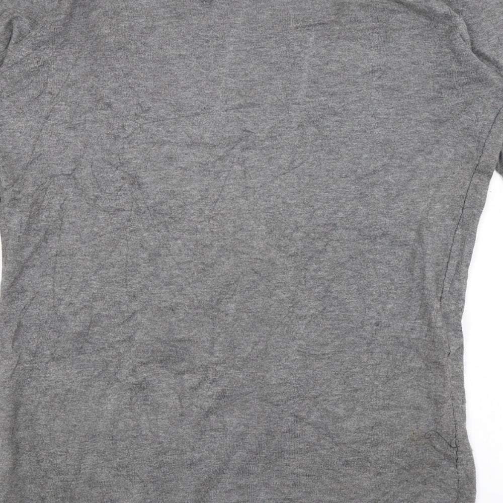 NEXT Womens Grey   Wrap Jumper Size 10