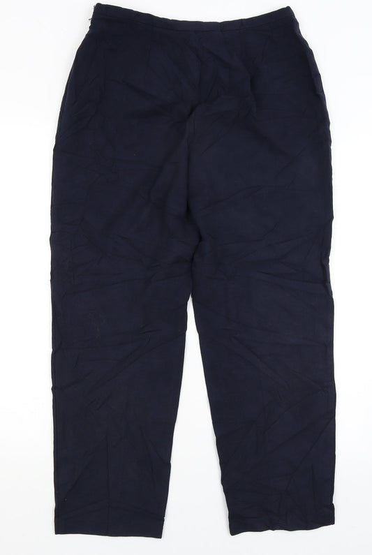 BHS Womens Blue   Trousers  Size 14 L26 in